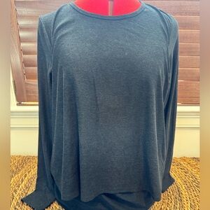Beyond Yoga Dark Gray Long Sleeve Tee